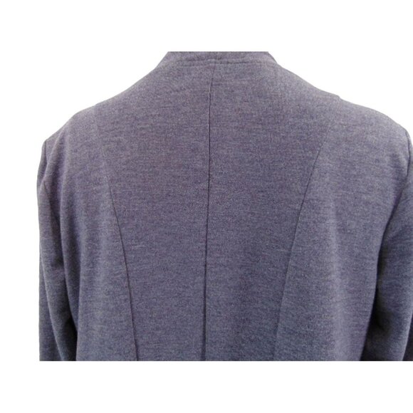 Logo Lorie Goldstein Draped Front Terry Cardigan S Color Block Oversized - Picture 4 of 14